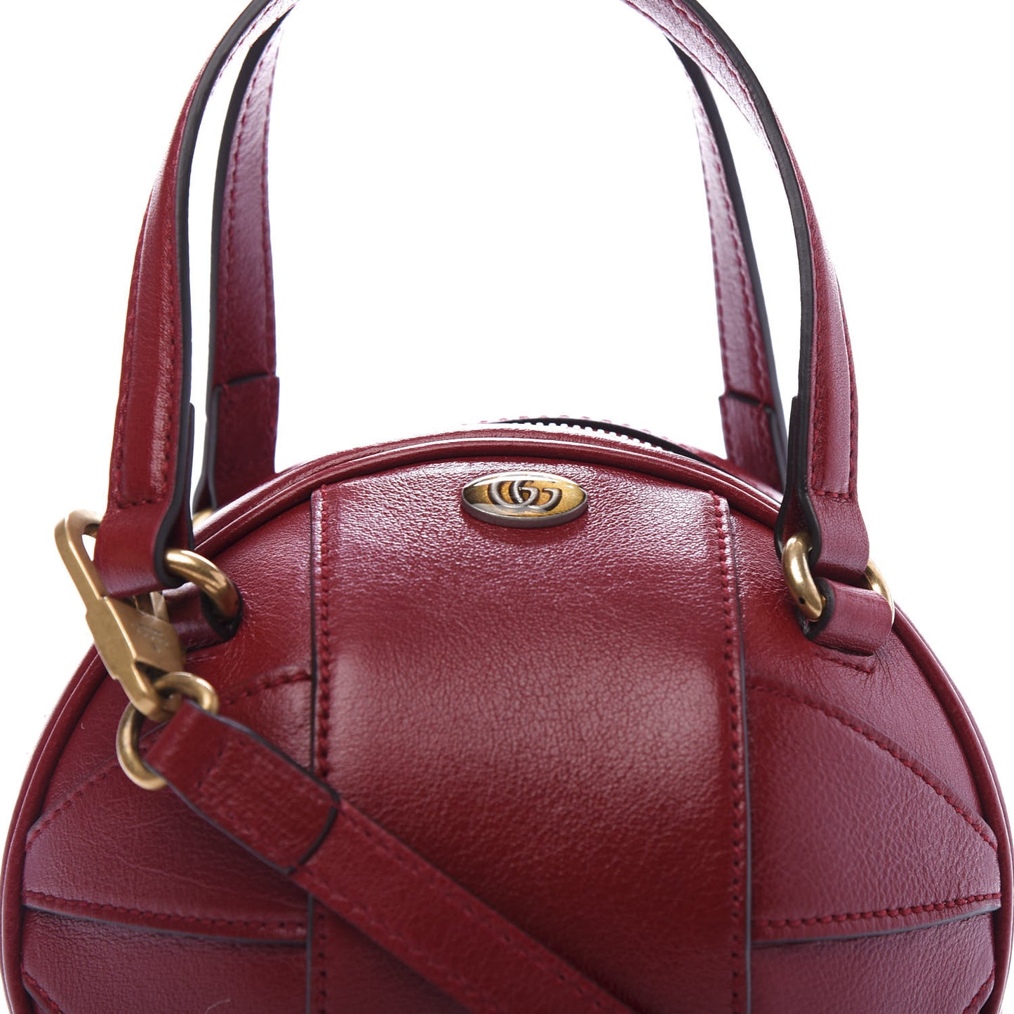 Piuma Lux Energy Mini Tifosa Basketball Shaped Shoulder Bag Romantic Cerise