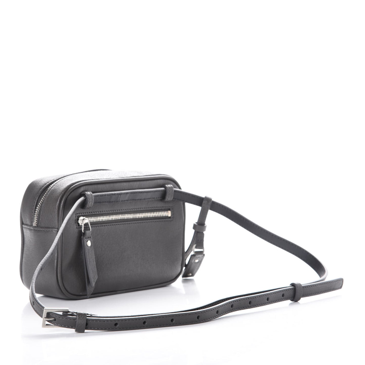 Lambskin Monogram Lou Belt Bag Asphalt