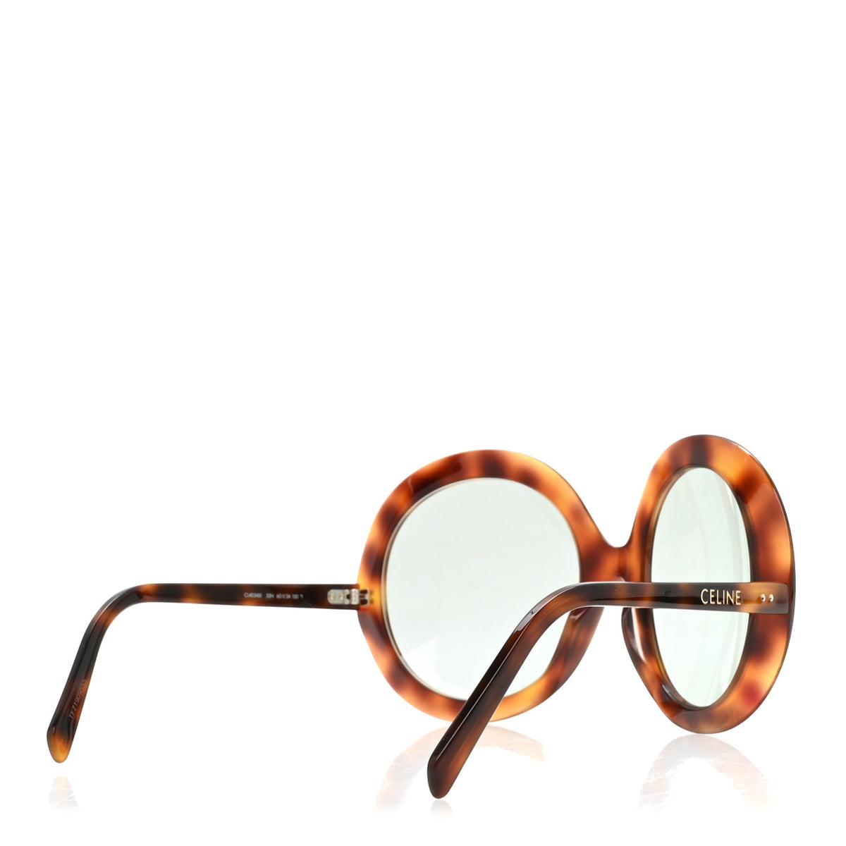 Round Sunglasses CL40345I Tortoise