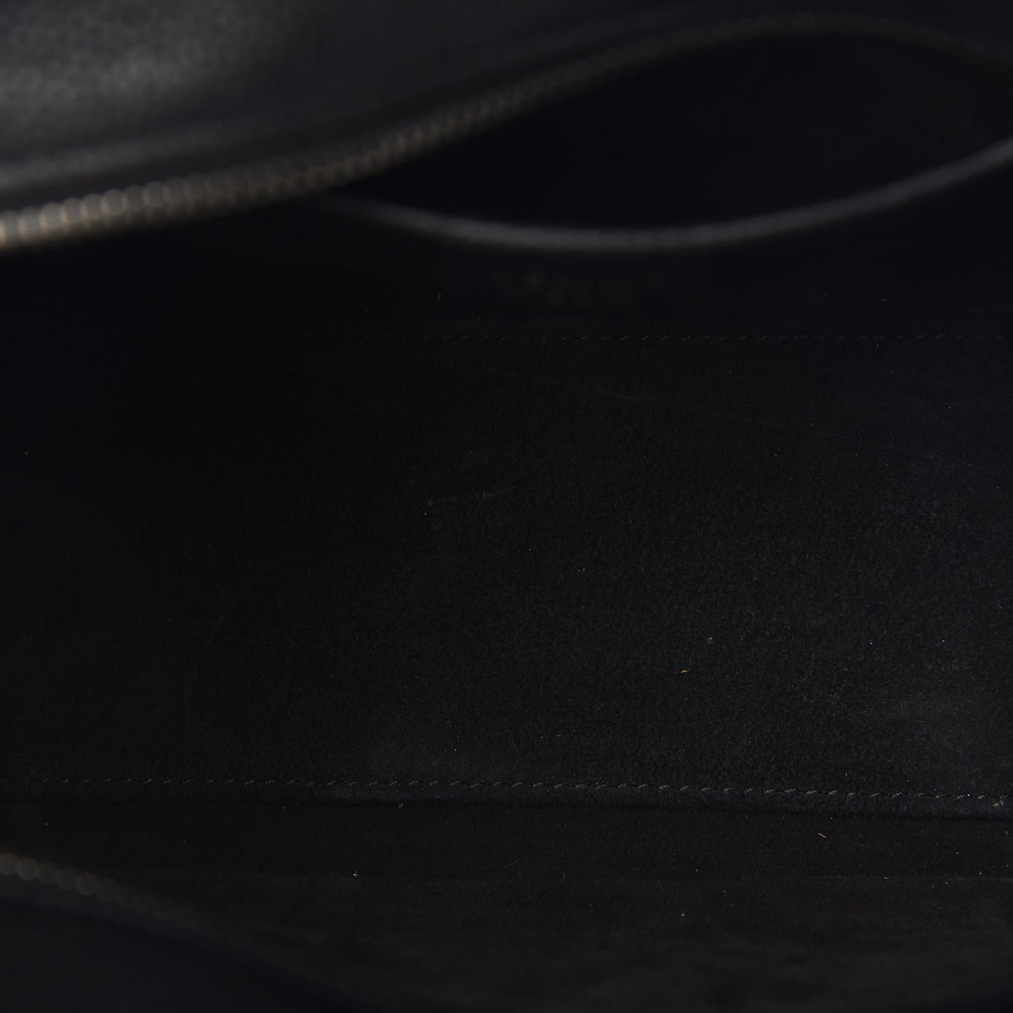 Drummed Calfskin Nano Luggage Black