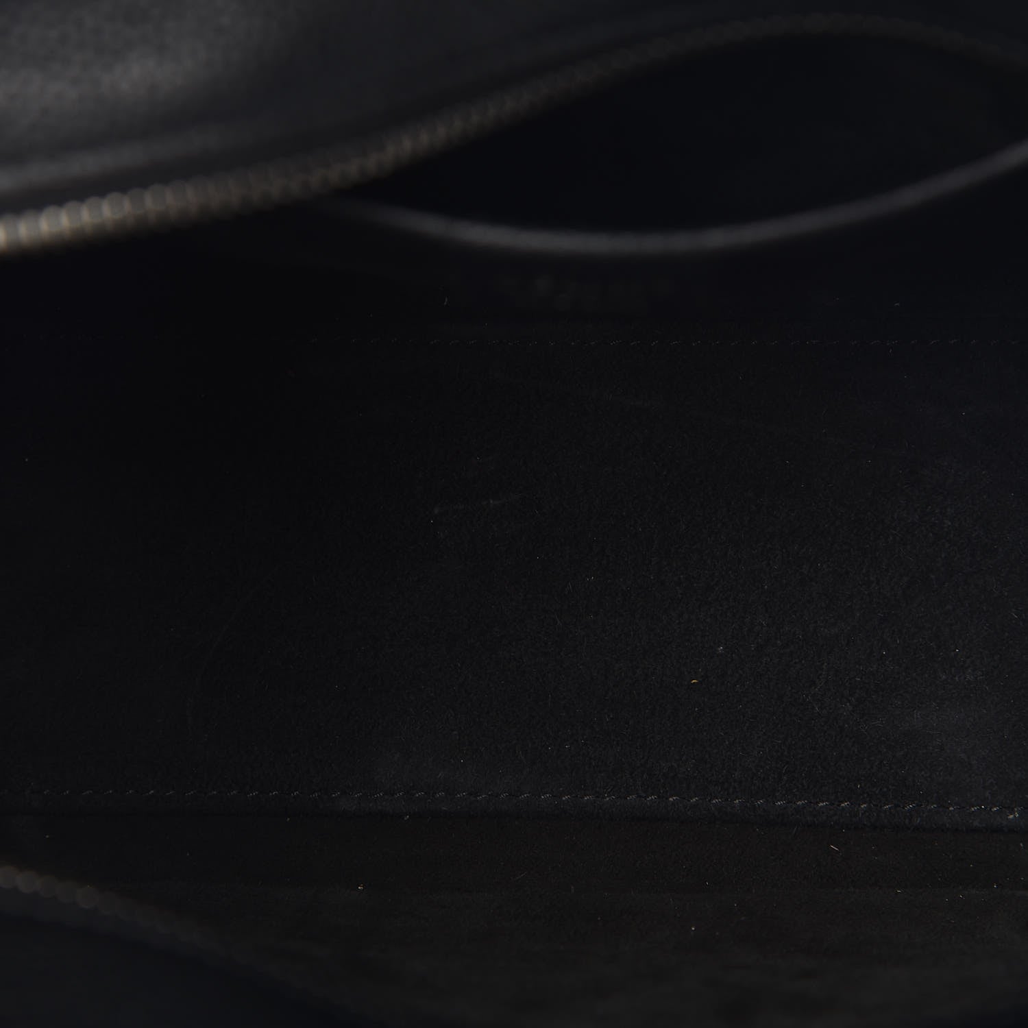 Celine Drummed Calfskin Nano Luggage Black 8 of 8