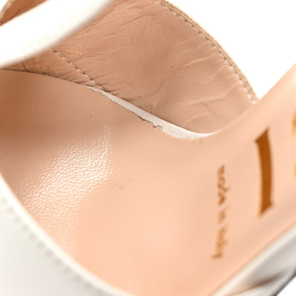 Gucci Malaga Kid Angel T-Strap Platform High Heel Pumps 36 Great White 10 of 15