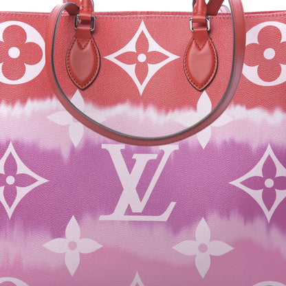Louis Vuitton Monogram Escale Onthego GM Rouge 8 of 10