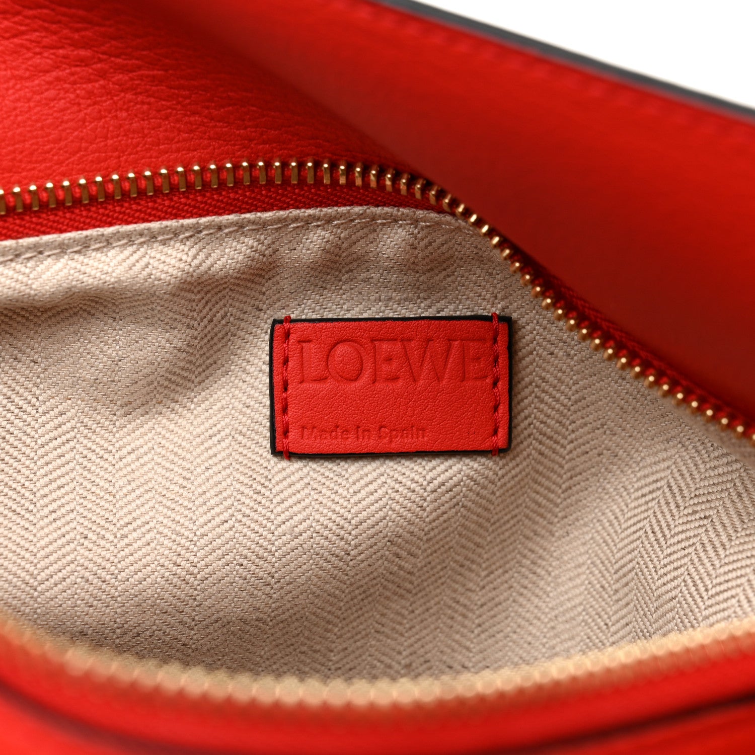 Loewe Calfskin Medium Puzzle Bag Scarlet 6 of 10