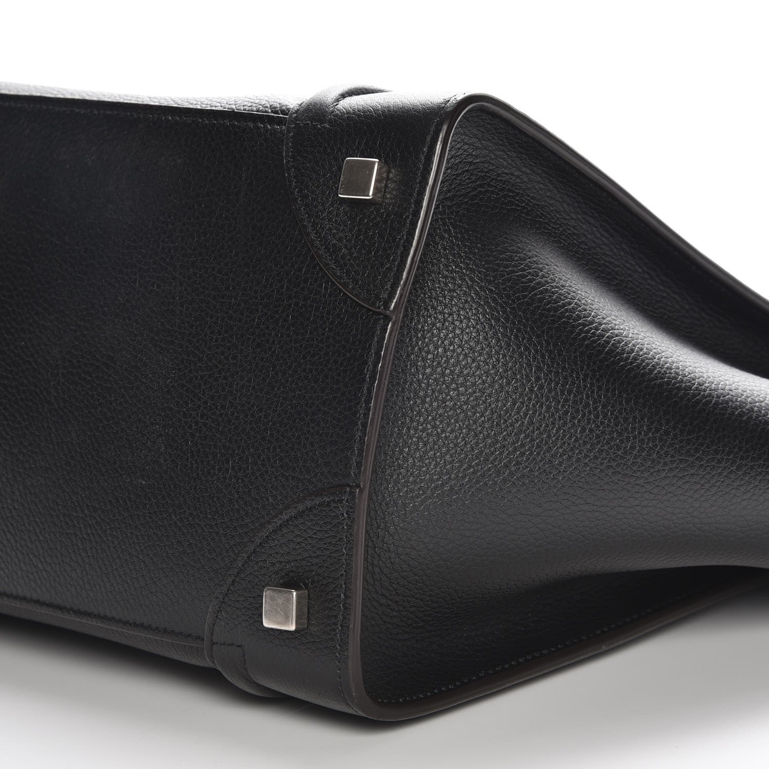 Celine Drummed Calfskin Mini Luggage Black 7 of 7