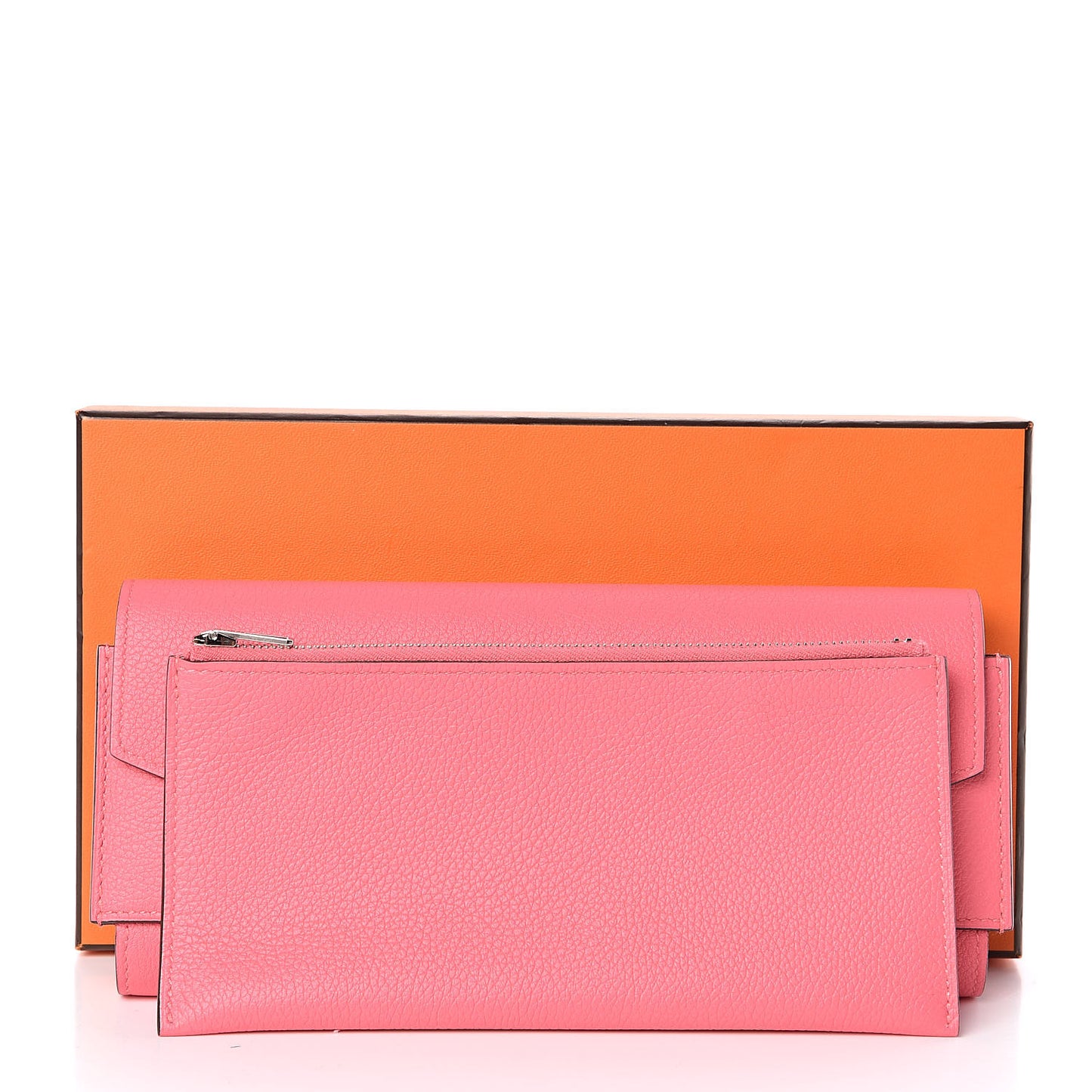 Evercolor Passant Long Wallet Rose Azalee