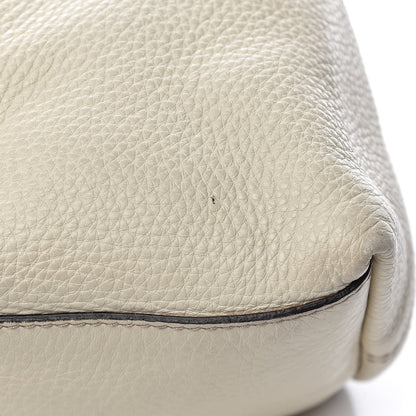 Gucci Pebbled Calfskin Medium Soho Chain Shoulder Bag Off White 11 of 16