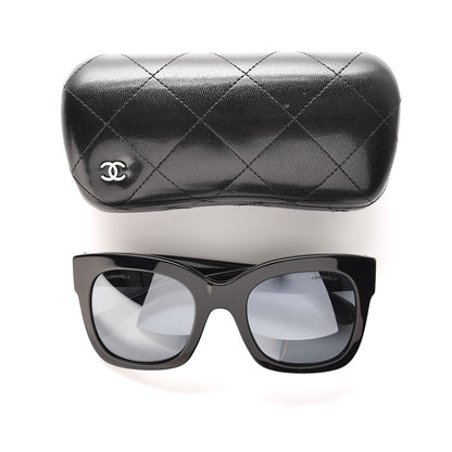 Chanel Mirror CC Sunglasses 5357 Black 8 of 8