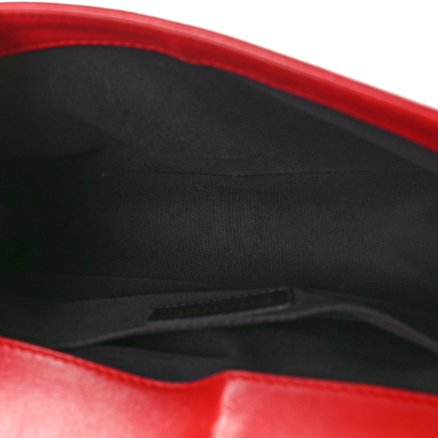 Chanel Lambskin Embossed Medium Boy Cube Flap Red 5 of 15