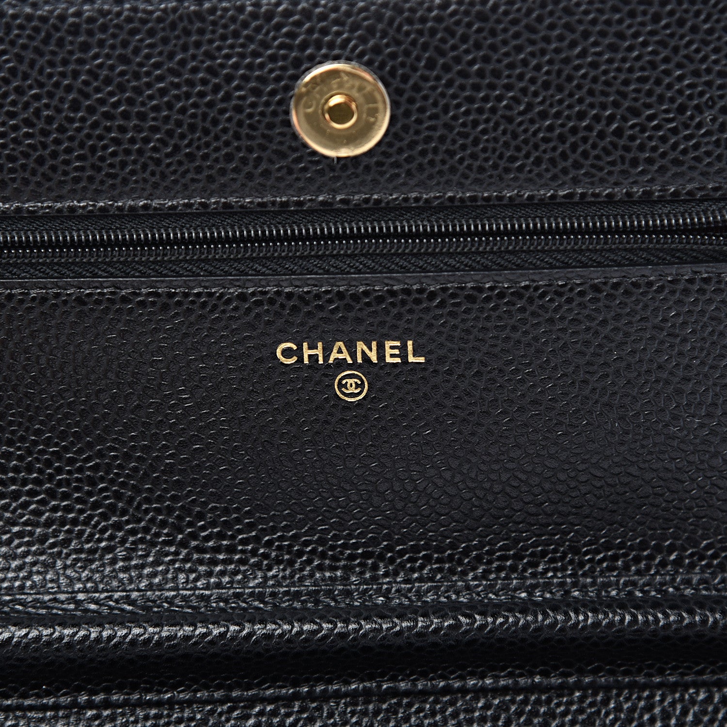 Chanel Caviar Quilted Wallet On Chain WOC Black 5 of 11