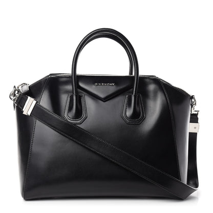 Givenchy Shiny Lord Calfskin Medium Antigona Black 1 of 19