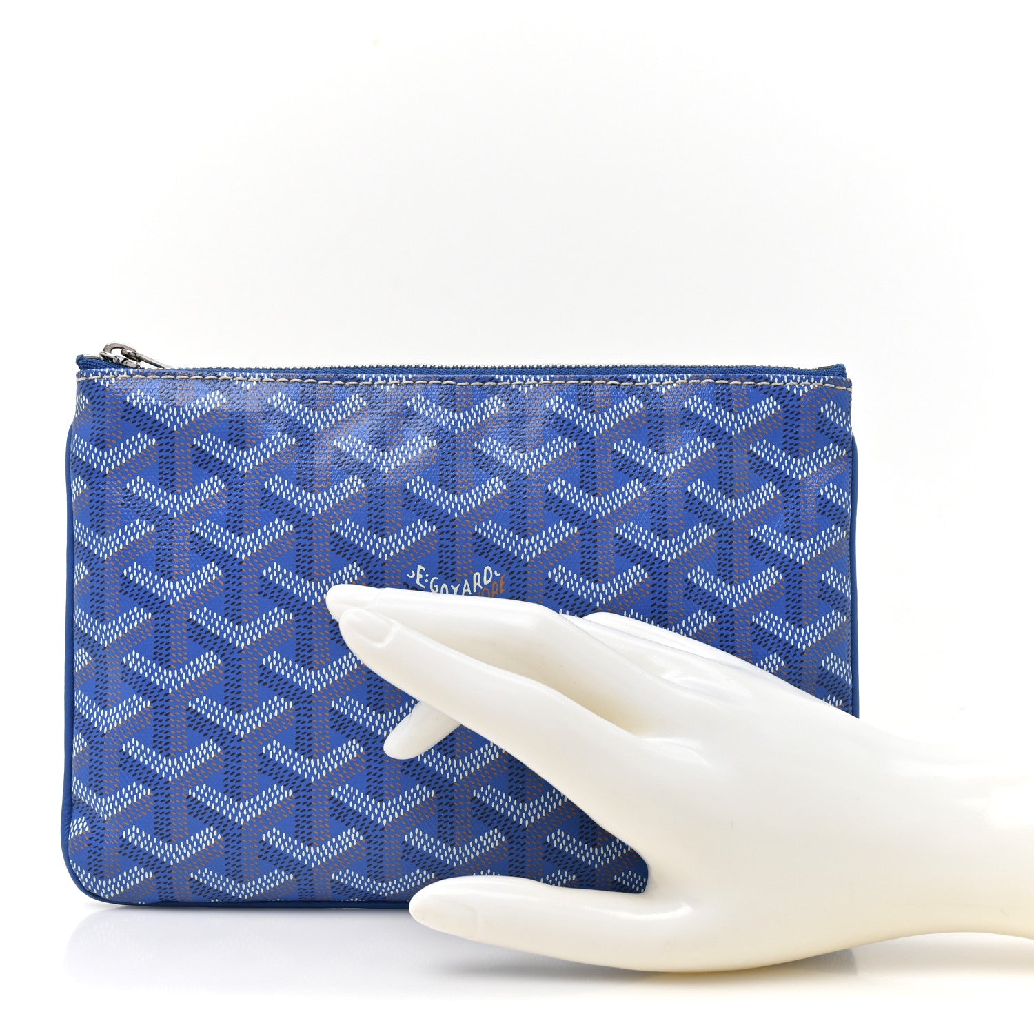 Goyard Goyardine Senat Pochette PM Sky Blue 2 of 10