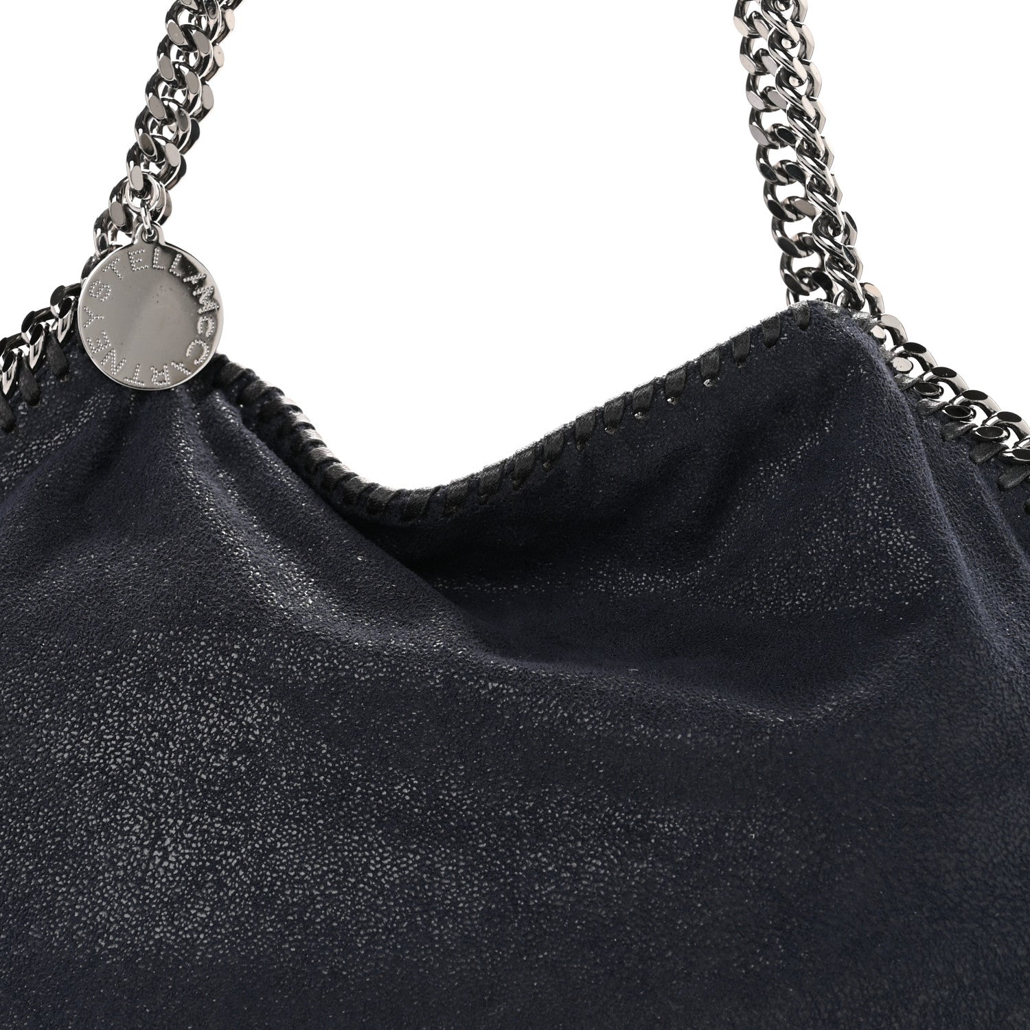 Stella McCartney Shaggy Deer Small Falabella Blue 9 of 14
