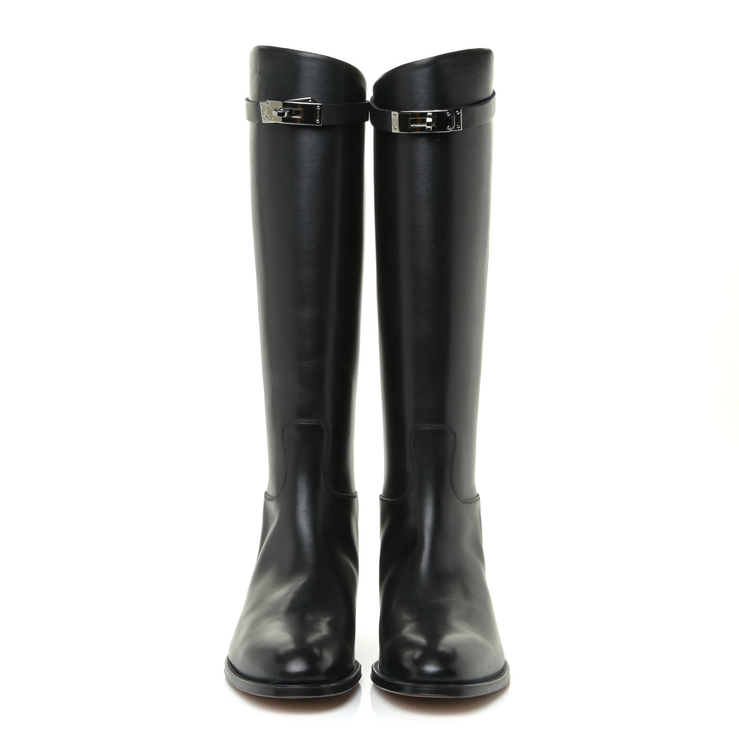 Hermes Box Kelly Jumping Boots 40.5 Black 2 of 15