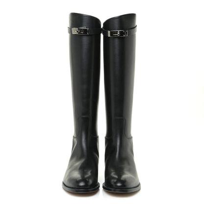 Hermes Box Kelly Jumping Boots 40.5 Black 2 of 15
