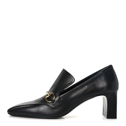 Gucci Malaga Kid Horsebit 75mm Pumps 39 Black 1 of 10