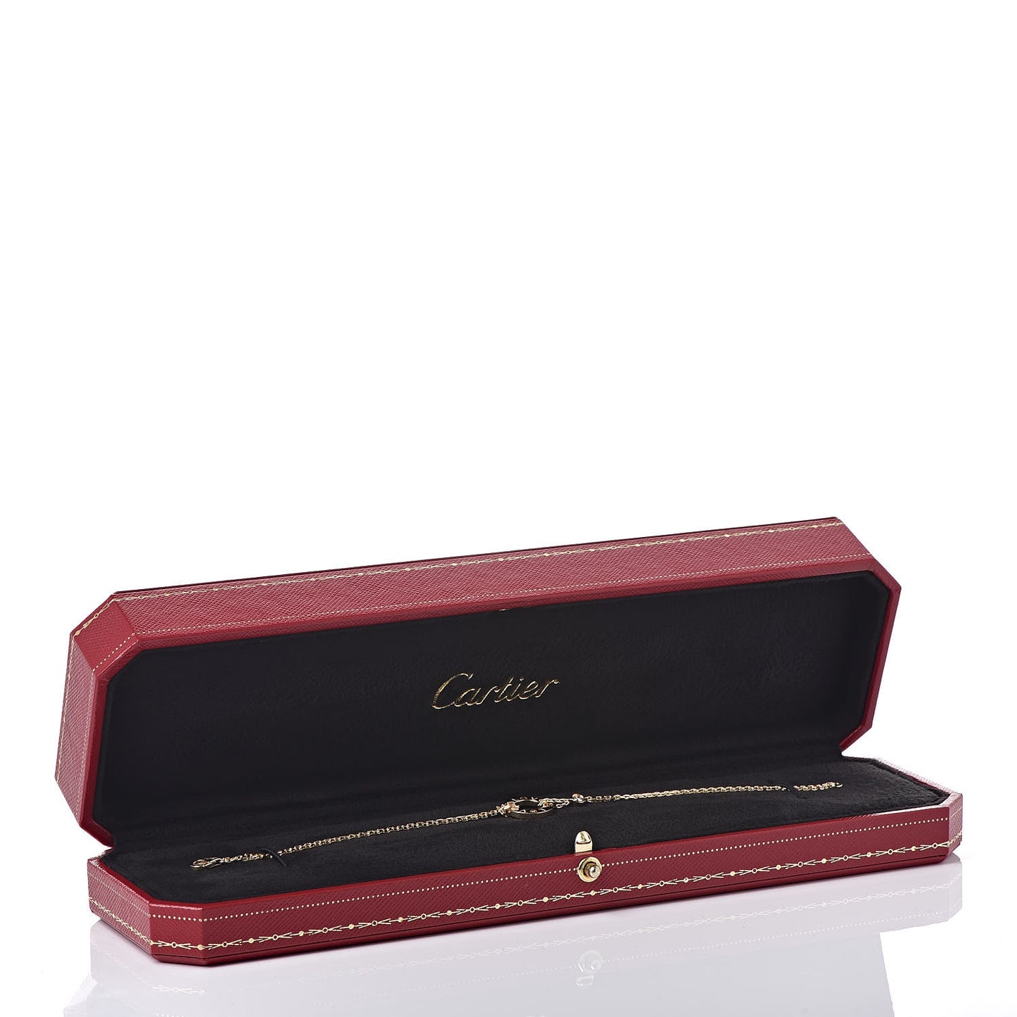 18K Yellow Gold Diamond LOVE Bracelet