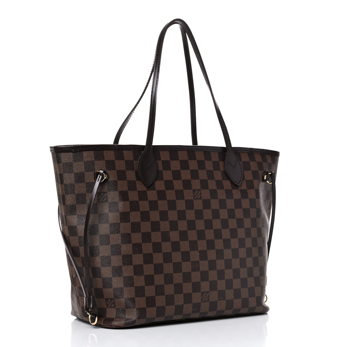 Damier Ebene Neo Neverfull MM Rose Ballerine