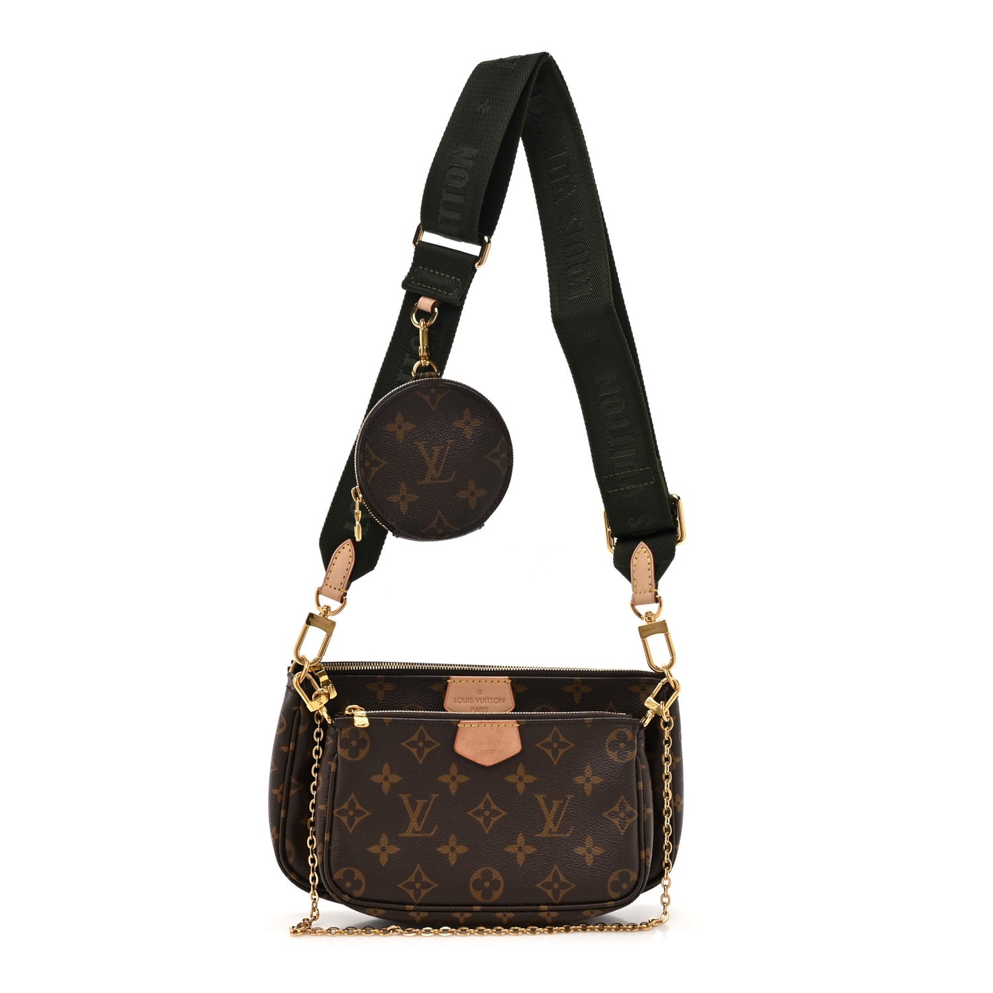 Monogram Multi Pochette Accessories Kaki