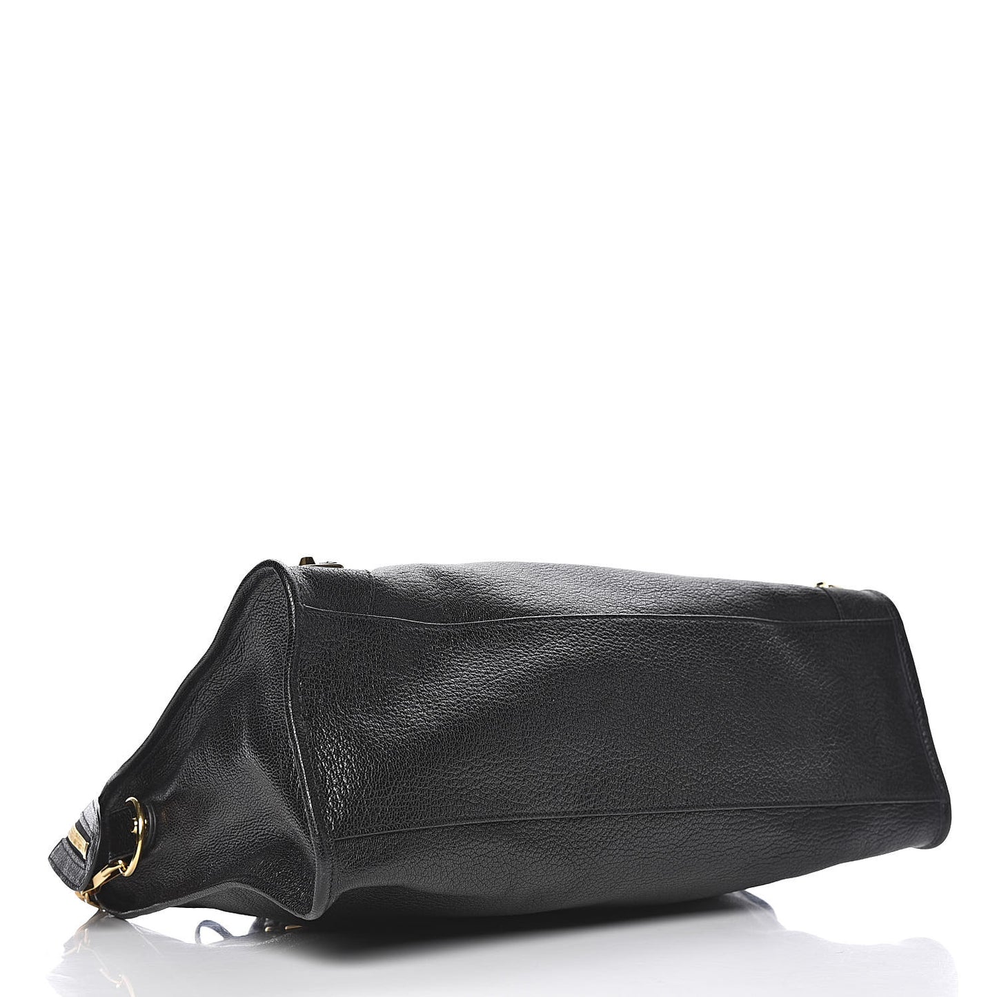 Chevre Gold Metallic Edge Hardware City Black
