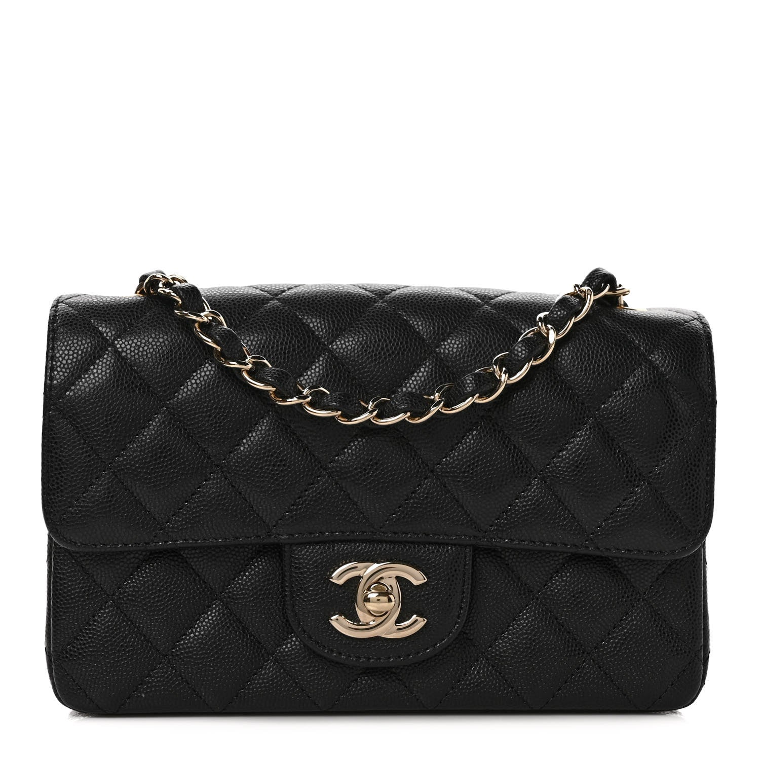 Chanel Caviar Quilted Mini Rectangular Flap Black 1 of 10