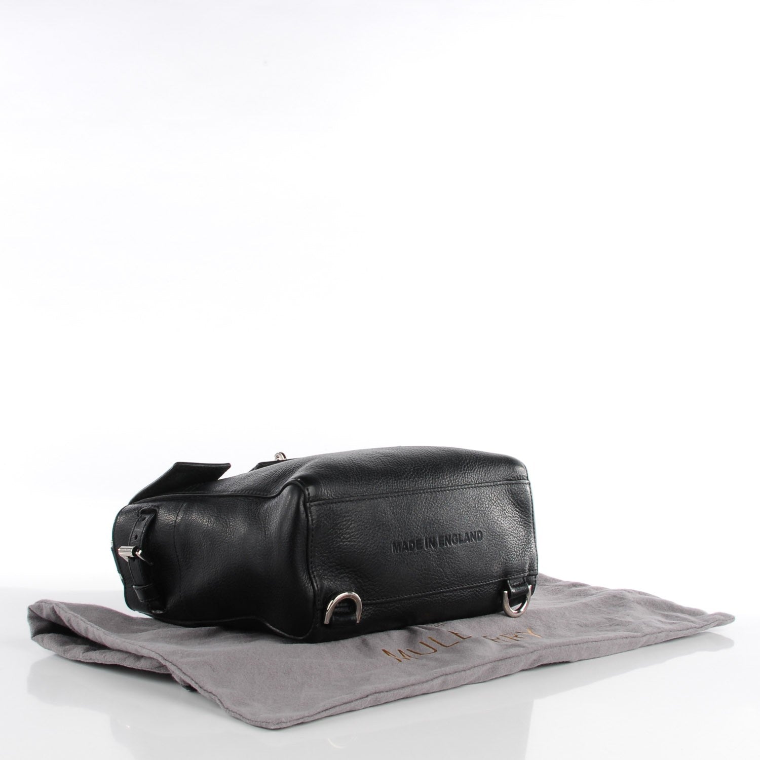 Mulberry Natural Leather Mini Cara Delevigne Convertible Satchel Black 4 of 11