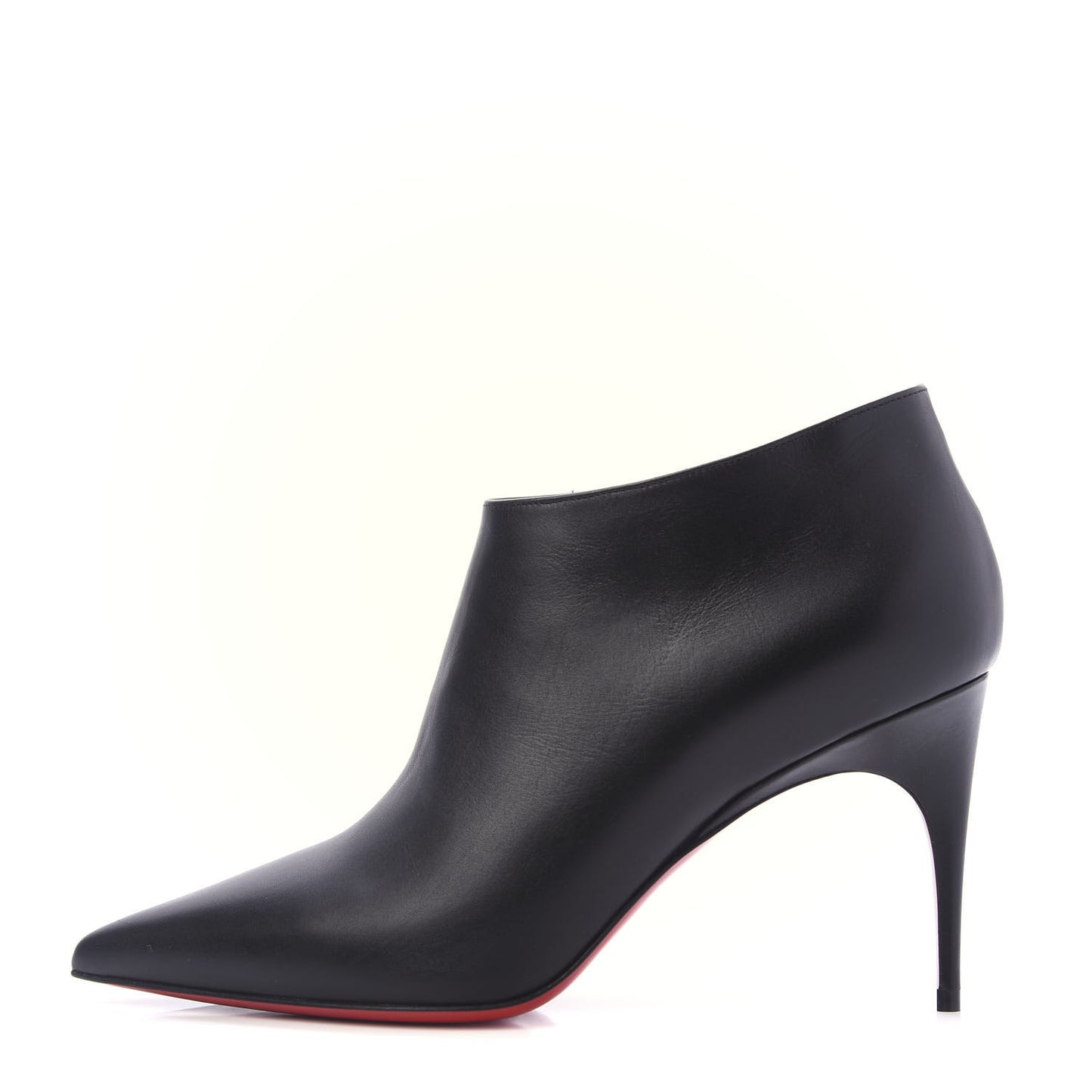 Calfskin Gorgona 85 Ankle Boots 38.5 Black