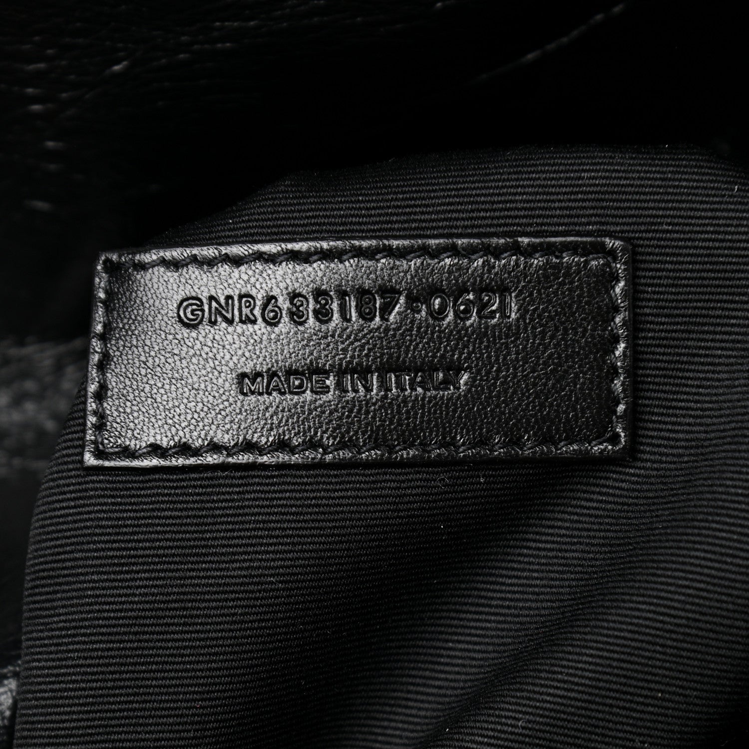 Saint Laurent Crinkled Calfskin Shearling Monogram Medium Niki Chain Satchel Black 8 of 11