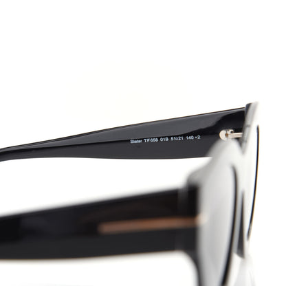 Tom Ford Slater Cat Eye Sunglasses TF658 Black 6 of 8