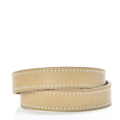 Hermes Tadelakt Kelly Double Tour Bracelet S Argile 2 of 8