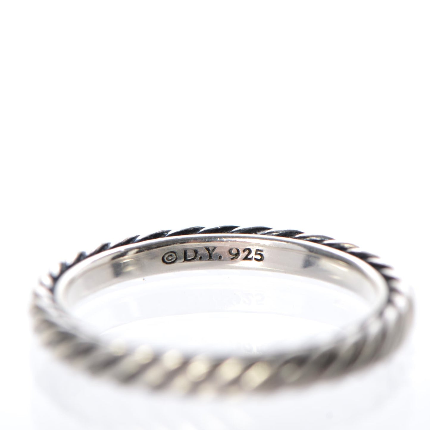 Sterling Silver Cable Classics Band Ring 54 7