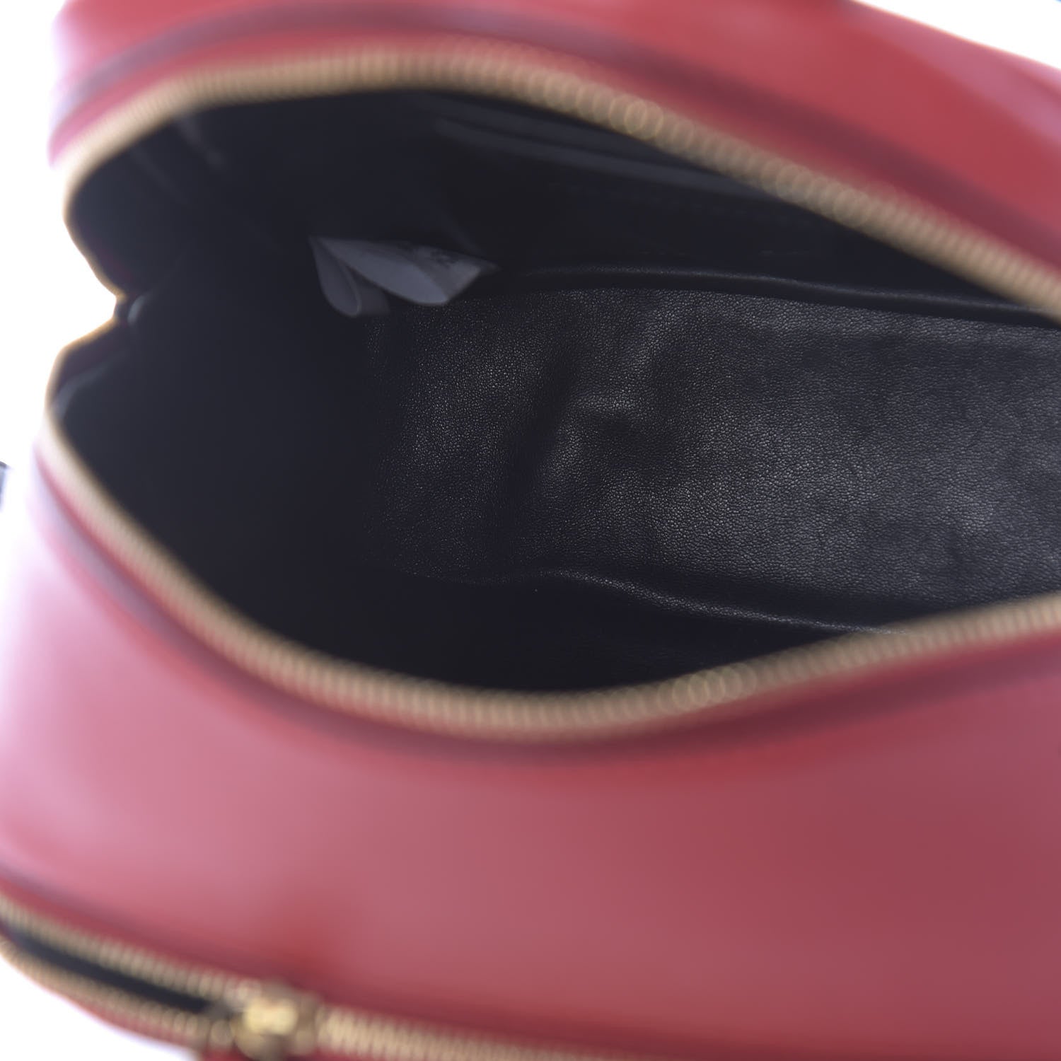 MCM Calfskin Mini Duchess Polke Studs Backpack Red 4 of 14