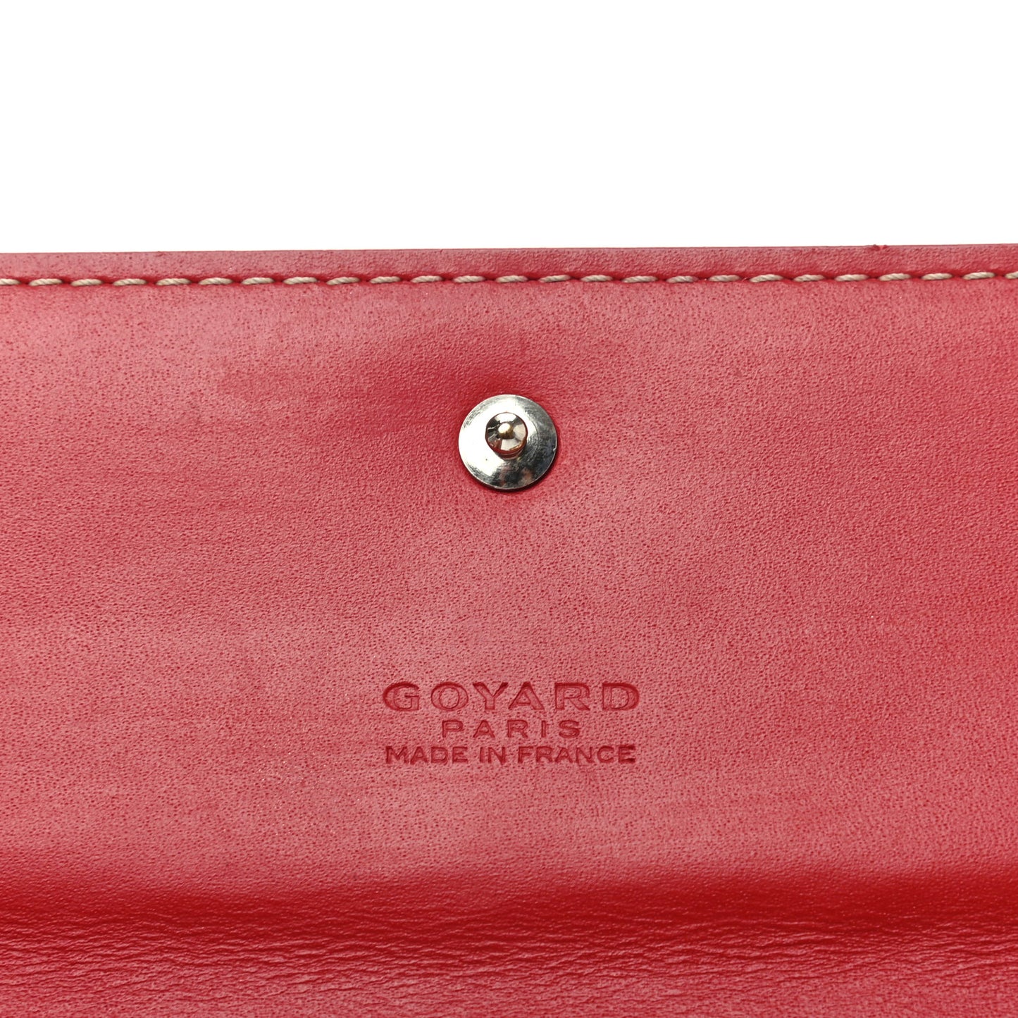 Goyardine Varenne Long Wallet Red