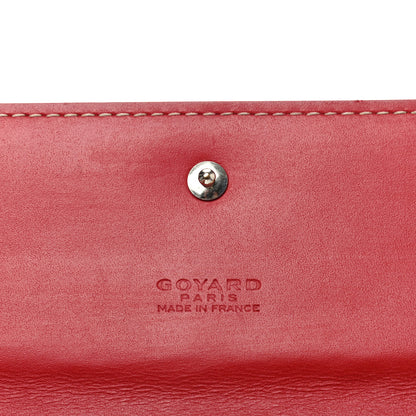 Goyard Goyardine Varenne Long Wallet Red 5 of 6