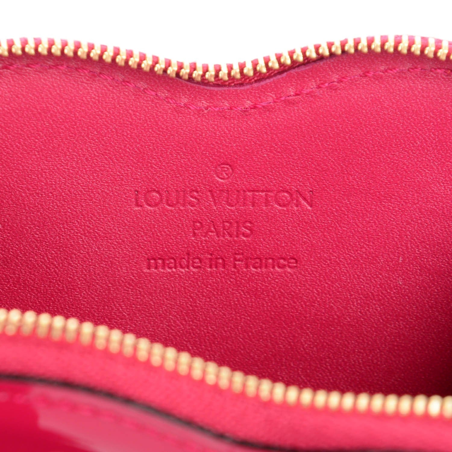 Louis Vuitton Vernis Heart Coin Purse Rose Indien 6 of 7