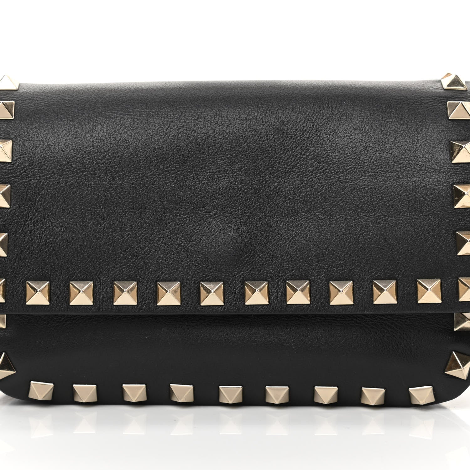 Valentino Garavani Calfskin Rockstud Belt Bag Black 6 of 15