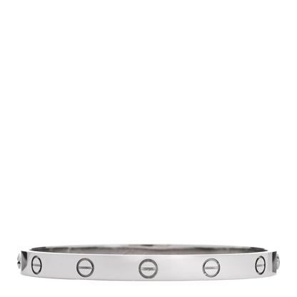Cartier 18K White Gold LOVE Bracelet 17 1 of 7