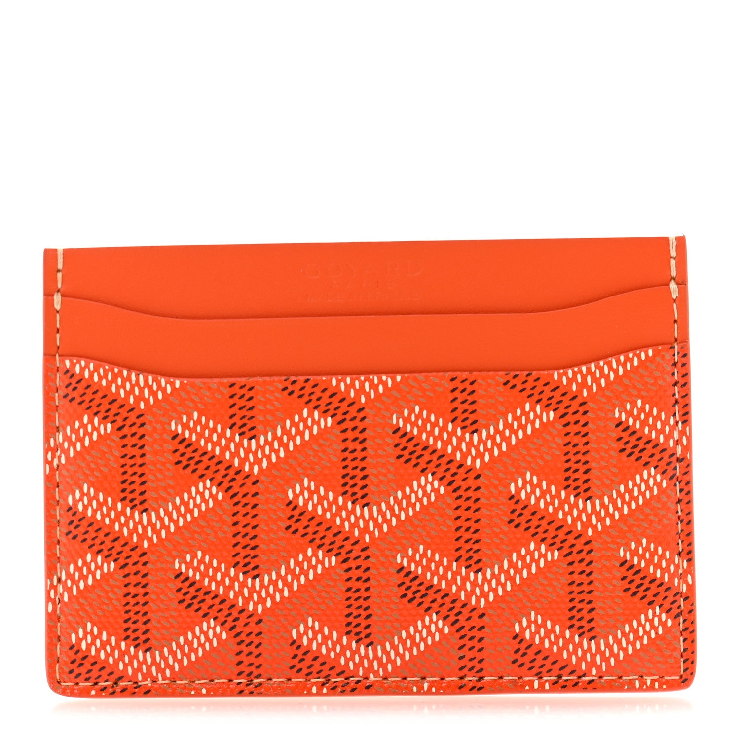 Goyard Goyardine Saint Sulpice Card Holder Orange 1 of 8