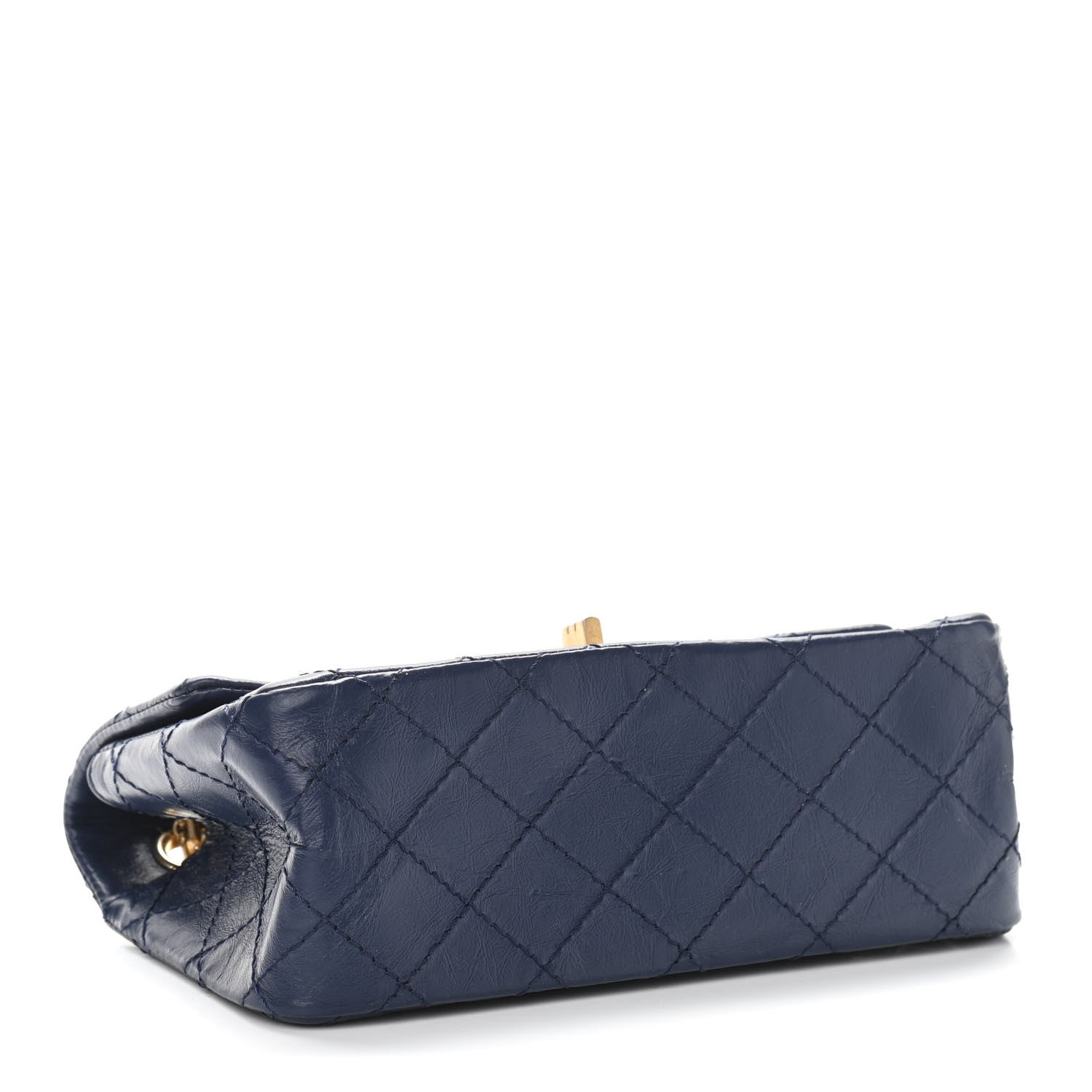 Chanel Aged Calfskin Quilted 2.55 Reissue Mini Flap Navy 4 of 11