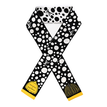 Louis Vuitton LV x YK Infinity Dots Bandeau Black Yellow White 1 of 3