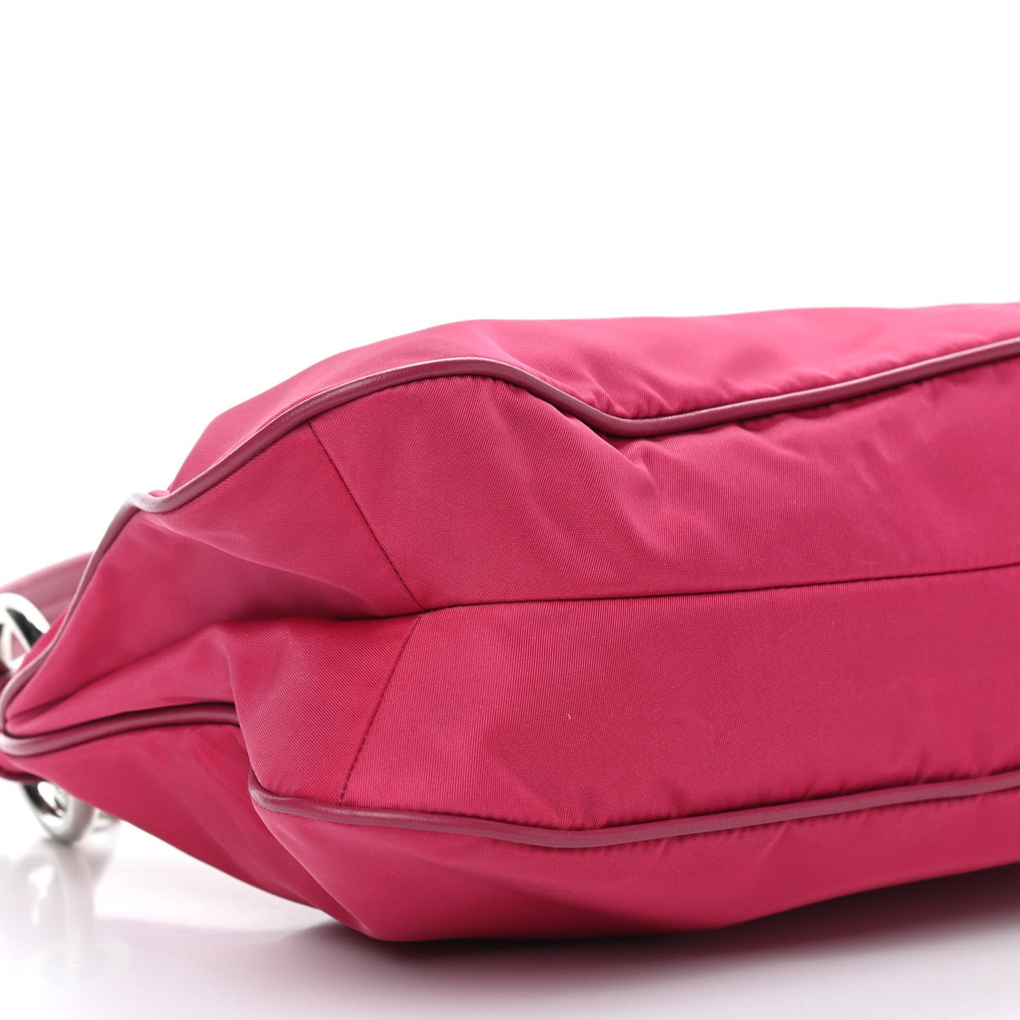 Tessuto Nylon Soft Calfskin Shoulder Bag Ibisco