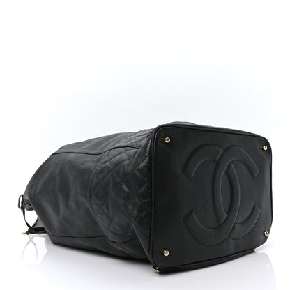 Chanel Caviar Quilted Drawstring Backpack Black 5 of 12