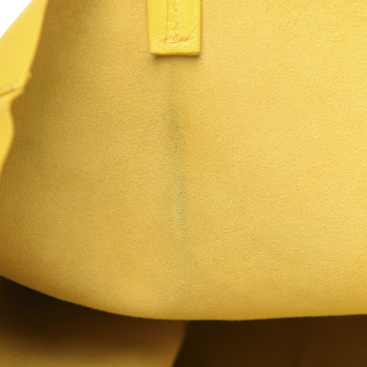 Celine Lambskin Horizontal Cabas Sun Yellow 15 of 15
