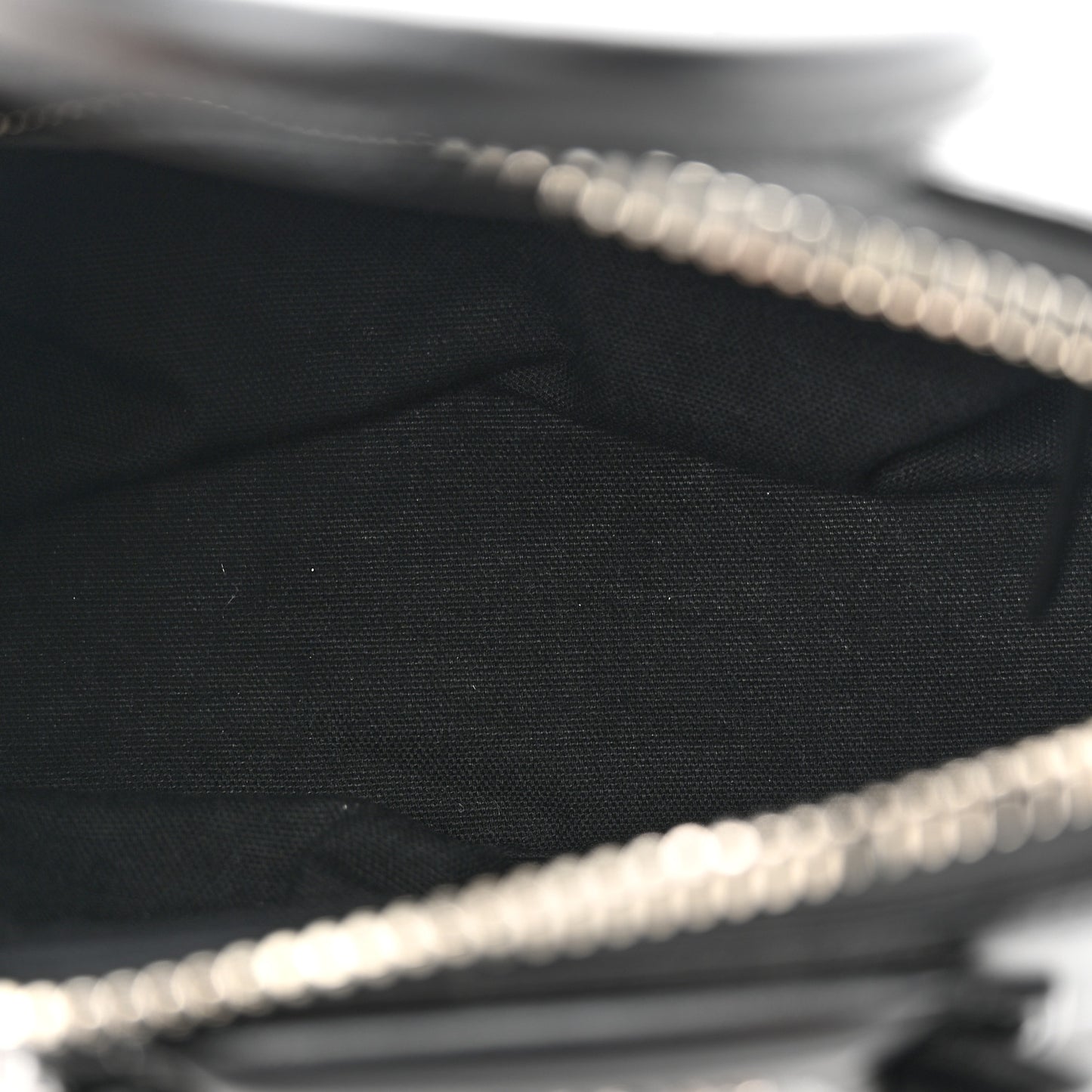 Shiny Lord Calfskin Mini Antigona Black