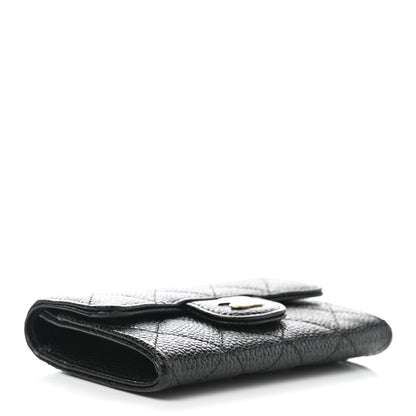 Chanel Caviar Quilted Flap Card Holder Black 4 of 8