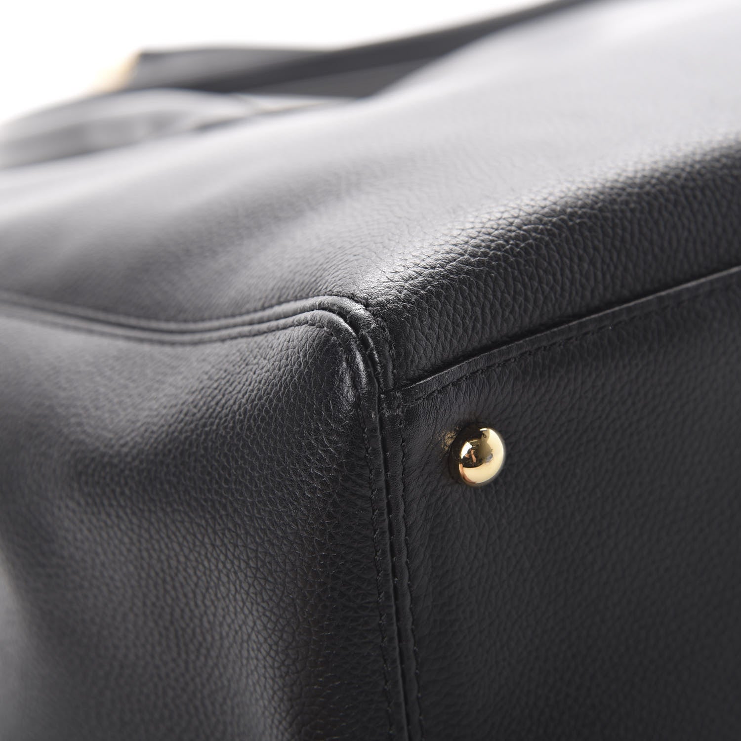 Chanel Calfskin Cerf Executive Shopper Tote Black 10 of 13