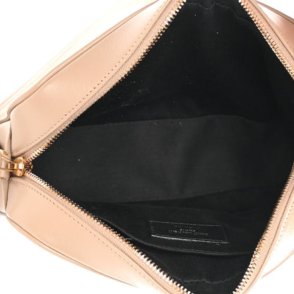 Saint Laurent Calfskin Matelasse Monogram Lou Camera Bag Dark Beige 5 of 11