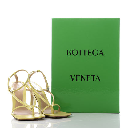 Bottega Veneta Lambskin Stretch Multi Strap 90mm Sandals 38 Pear 9 of 9