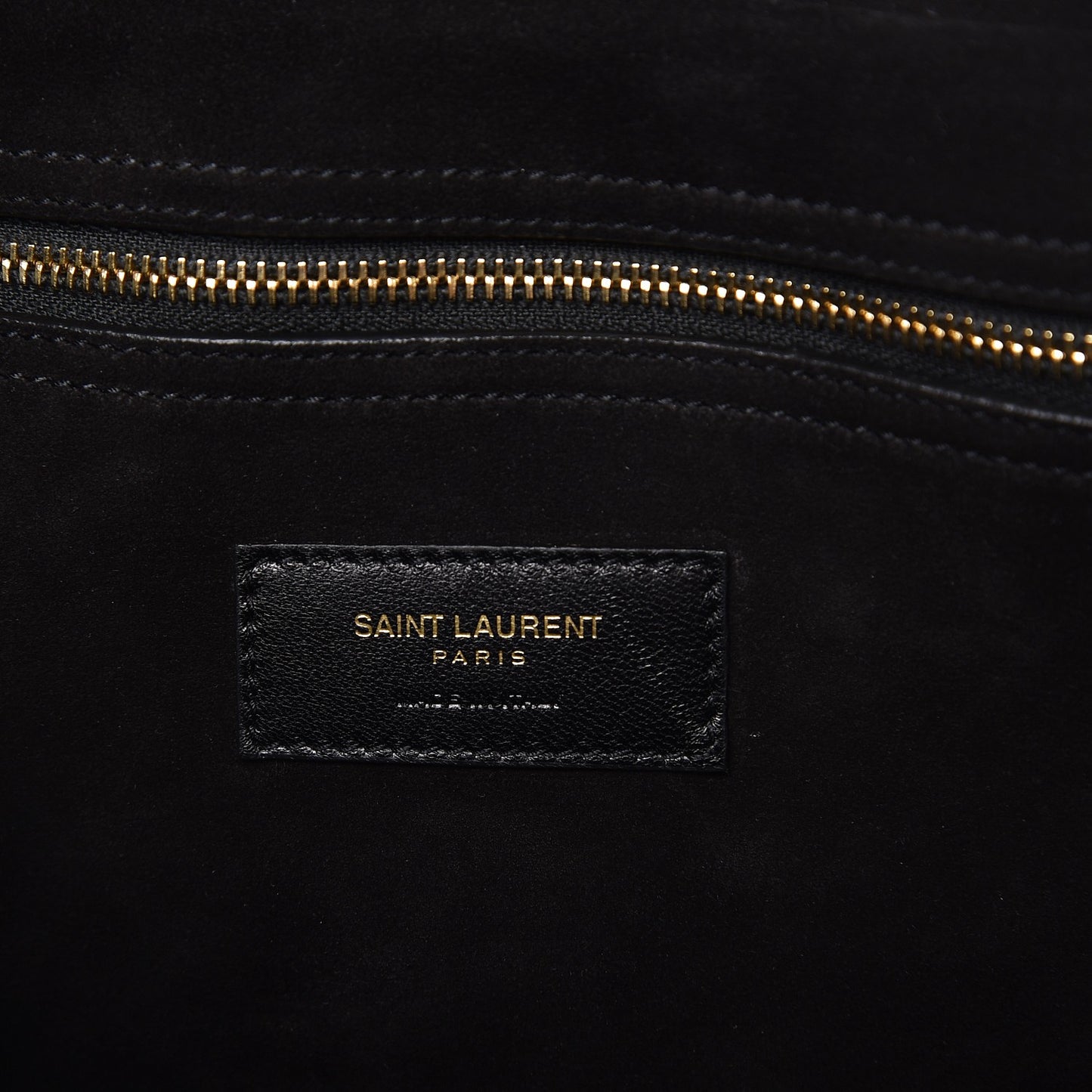 Suede Studded Bucket Bag Black