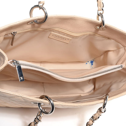 Chanel Caviar Quilted Grand Shopping Tote GST Beige Clair 5 of 7